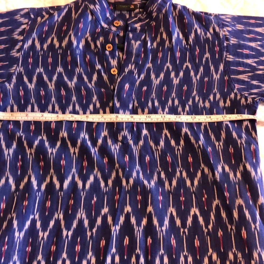 Sundari Silks Ikat desisgn tunic/kurti - Picture 9 of 12